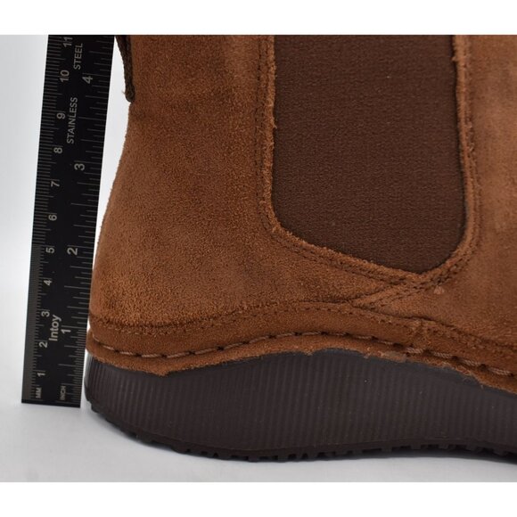 Chaco Womens Size 8 Paonia Cinnamon Brown Suede Chelsea Boots Shoes - Picture 10 of 14